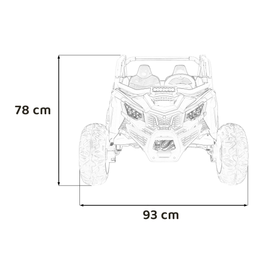 Pojazd Buggy SR SUPER 66 Zielony