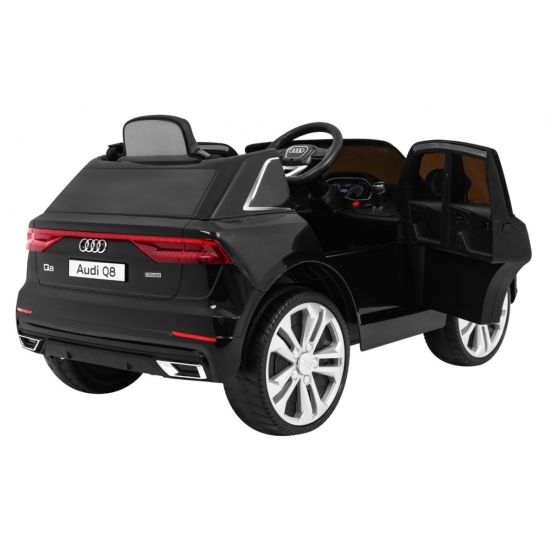 Audi Q8 Lift na akumulator dla dzieci Czarny + Pilot + EVA + Wolny Start + MP3 USB + LED