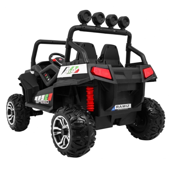 Grand Buggy Strong Lift dla dzieci Biały + Napęd 4x4 + Pilot + Bagażnik + Radio MP3 + LED