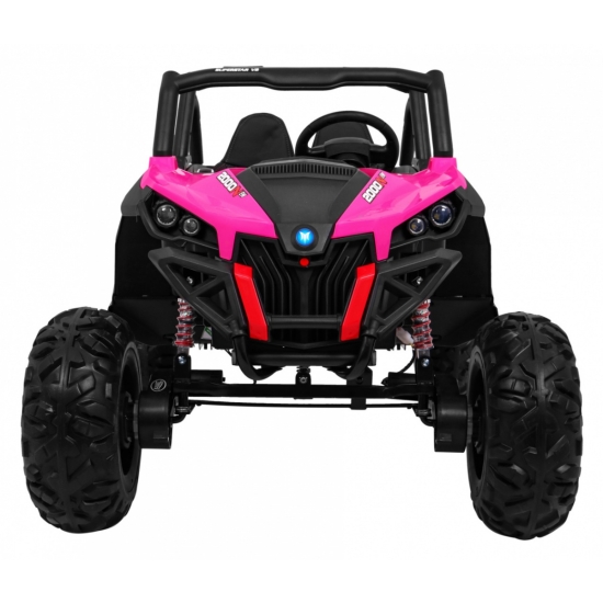 Buggy SuperStar dla dzieci Różowy + Napęd 4x4 + Pilot + Bagażnik + MP3 LED + Blokada drzwi