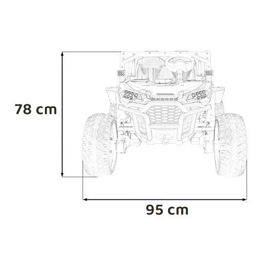 Pojazd Terenowy HONDA 4x4 Zielony