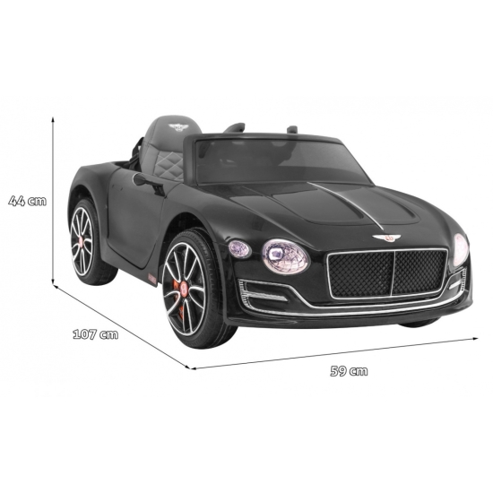 Auto na akumulator Bentley EXP 12 dla dzieci Czarny + Pilot + Otwierane drzwi + Elegancki wygląd