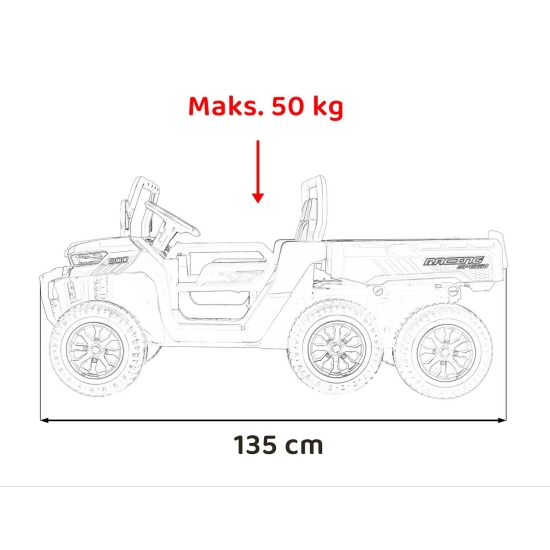 Pojazd Farmer Truck Speed 900 Niebieski