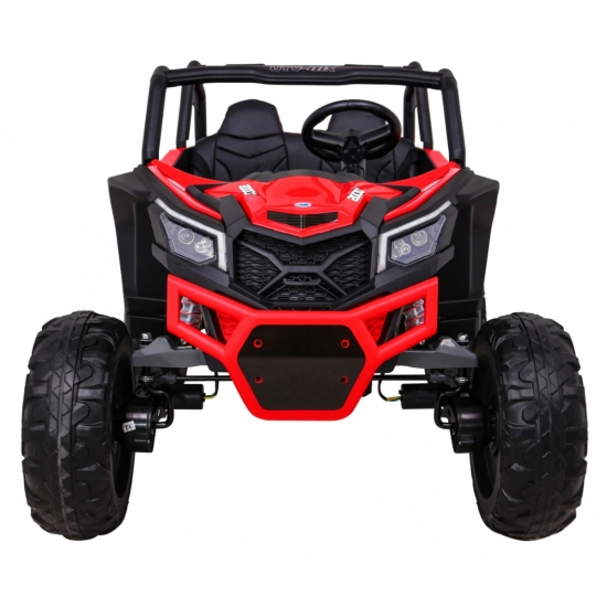 Buggy UTV-MX na akumulator dla dzieci Czerwony + Napęd 4x4 + Pilot + Audio LED + Schowek + EVA + Wolny Start