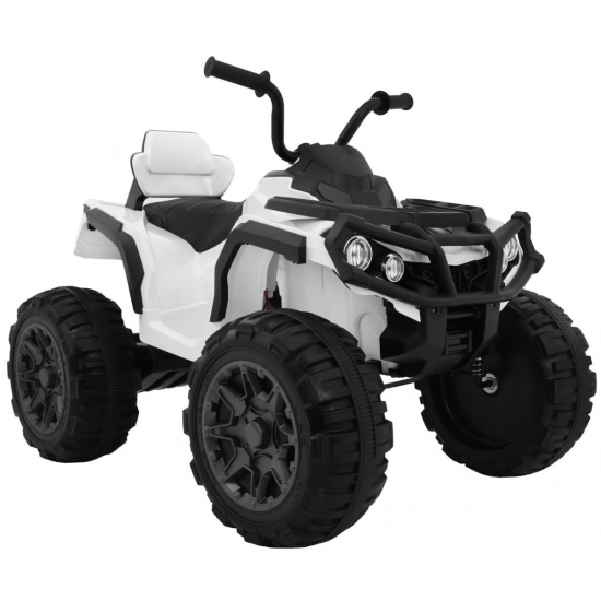 Quad ATV 2.4GHz na akumulator dla dzieci Biały + Pilot + Koła EVA + Radio MP3 + Wolny Start