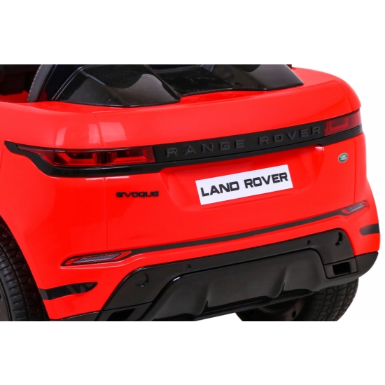 Range Rover Evoque na akumulator dla dzieci Czerwony + Pilot + Wolny Start + MP3 LED