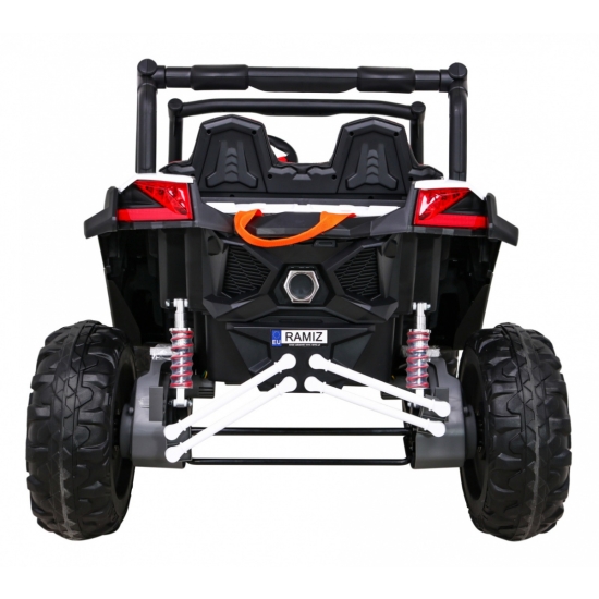 Buggy UTV-MX na akumulator dla dzieci Biały + Napęd 4x4 + Pilot + Audio LED + Schowek + EVA + Wolny Start