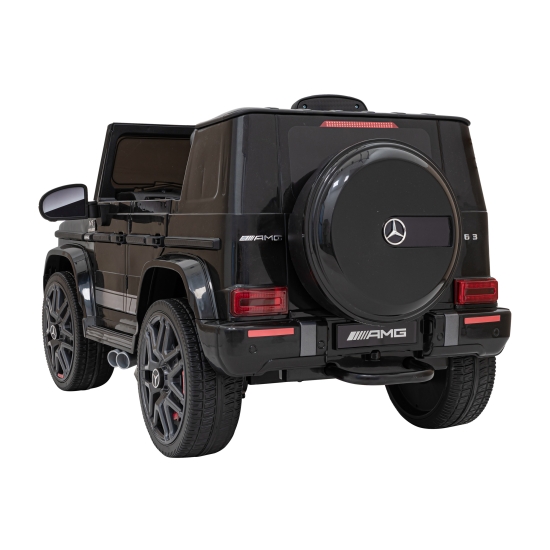 Mercedes AMG G63 dla dzieci Czarny + Pilot + MP3 LED + Wolny Start + EVA + Pasy