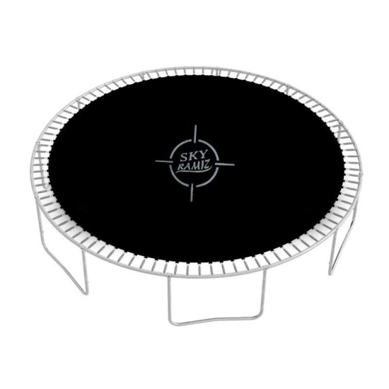 Trampolina ogrodowa SkyRamiz 305cm 10FT dla dzieci Niebieski + Akcesoria