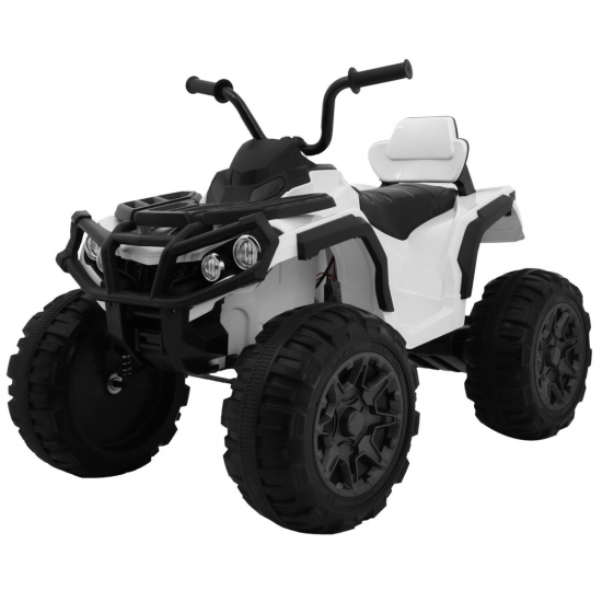 Quad ATV 2.4GHz na akumulator dla dzieci Biały + Pilot + Koła EVA + Radio MP3 + Wolny Start