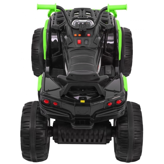 Quad ATV na akumulator dla dzieci Czarno-zielony + Koła EVA + Radio MP3 + LED + Wolny Start