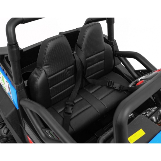 Grand Buggy Strong Lift dla dzieci Niebieski + Napęd 4x4 + Pilot + Bagażnik + Radio MP3 + LED