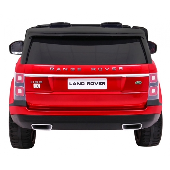 Range Rover HSE Lakierowane Autko dla 2 dzieci Czerwony + Pilot + Panel audio + LED