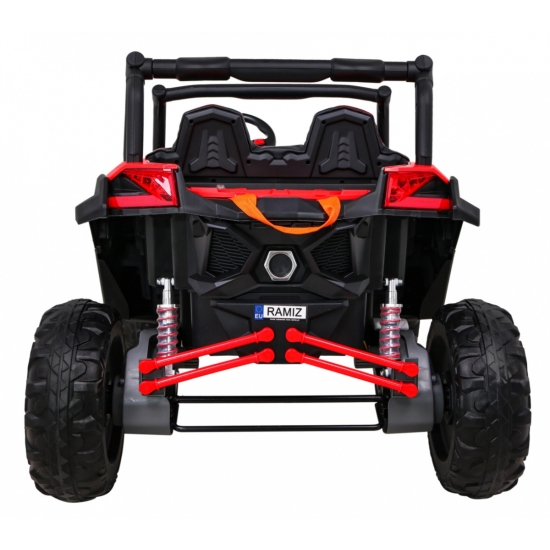 Buggy UTV-MX na akumulator dla dzieci Czerwony + Napęd 4x4 + Pilot + Audio LED + Schowek + EVA + Wolny Start