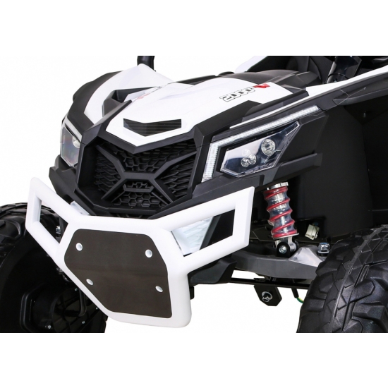 Buggy UTV-MX na akumulator dla dzieci Biały + Napęd 4x4 + Pilot + Audio LED + Schowek + EVA + Wolny Start