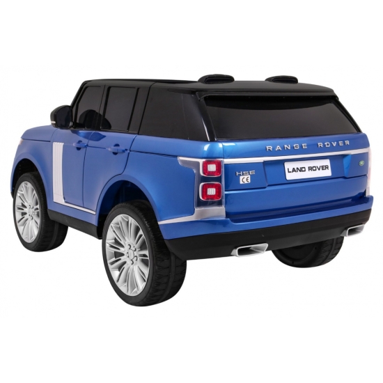 Range Rover HSE Lakierowane Autko dla 2 dzieci Niebieski + Pilot + Panel audio + LED