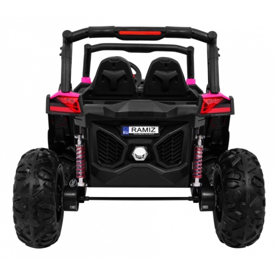 Buggy SuperStar dla dzieci Różowy + Napęd 4x4 + Pilot + Bagażnik + MP3 LED + Blokada drzwi