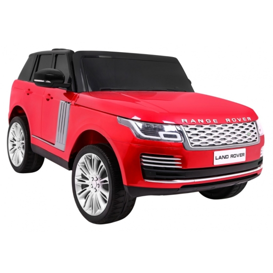 Range Rover HSE Lakierowane Autko dla 2 dzieci Czerwony + Pilot + Panel audio + LED