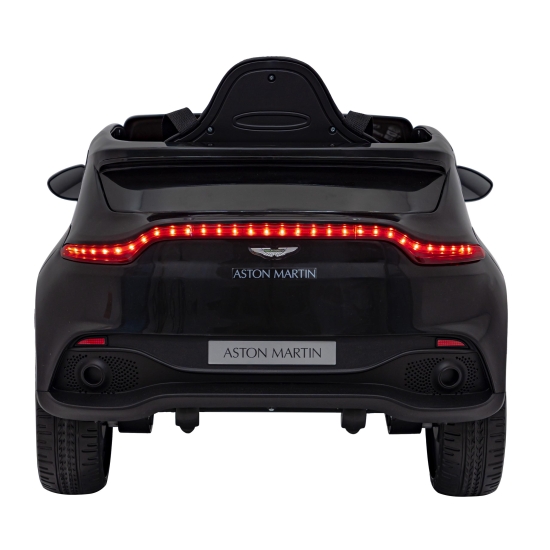 Aston Martin DBX na akumulator dla dzieci Czarny + Pilot + EVA + Pasy + Wolny Start + Audio LED