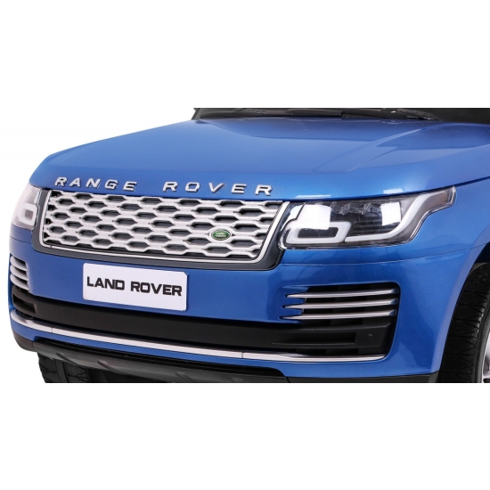 Range Rover HSE Lakierowane Autko dla 2 dzieci Niebieski + Pilot + Panel audio + LED