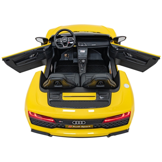 Pojazd Audi Spyder R8 LIFT STRONG Żółty