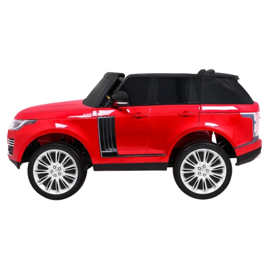 Range Rover HSE Lakierowane Autko dla 2 dzieci Czerwony + Pilot + Panel audio + LED