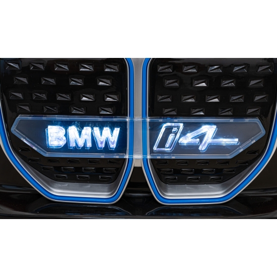 Autko BMW i4 na akumulator dla dzieci Czerwony + Wolny Start + EVA + Ekoskóra + Audio LED + Pilot