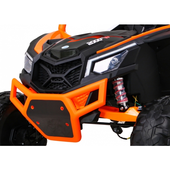 Buggy UTV-MX na akumulator dla dzieci Pomarańczowy + Napęd 4x4 + Pilot + Audio LED + Schowek + EVA + Wolny Start