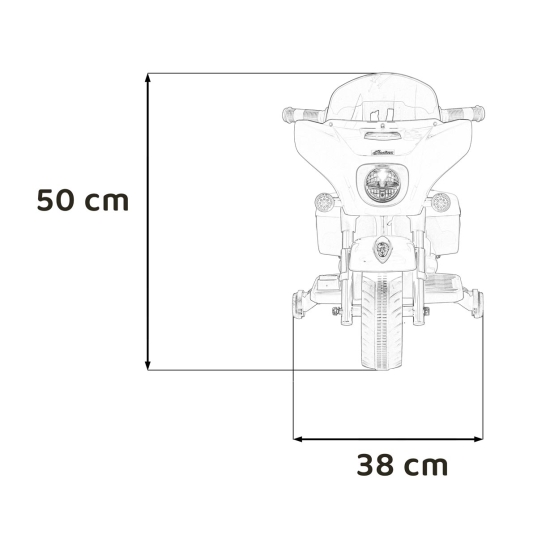 Pojazd Chopper INDIAN Różowy