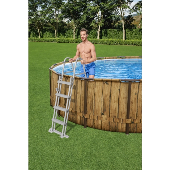 Basen stelażowy Power Steel Swim Vista Series 488x122 Okrągły 16FT BESTWAY 7w1