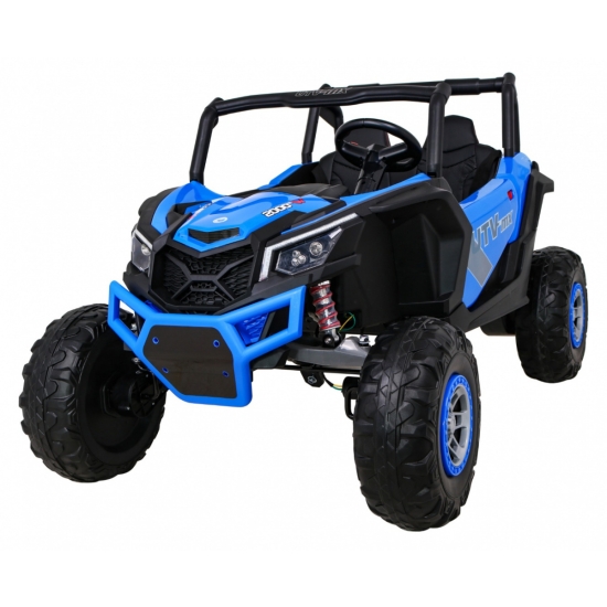 Buggy UTV-MX na akumulator dla dzieci Niebieski + Napęd 4x4 + Pilot + Audio LED + Schowek + EVA + Wolny Start