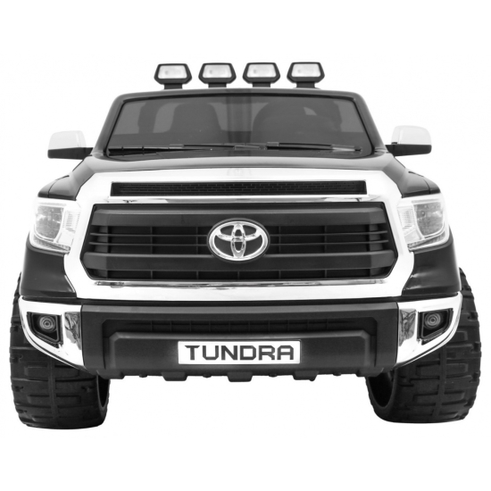 Toyota Tundra XXL dla dzieci Czarny + Pilot + Bagażnik + LED + Audio + EVA + Wolny Start