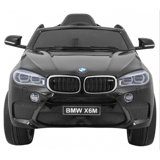 BMW X6M Elektryczne Autko dla dzieci Lakier Czarny + Pilot + EVA + Wolny Start + Audio + LED