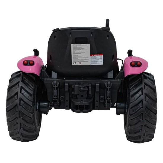 Pojazd Traktor GROW 1804 Różowy