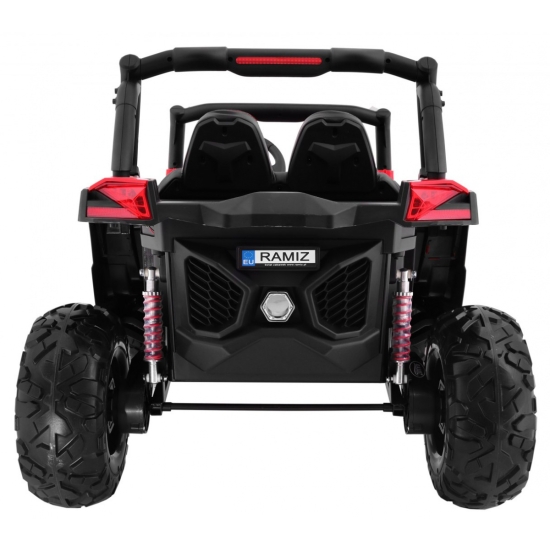 Buggy SuperStar dla dzieci Czerwony + Napęd 4x4 + Pilot + Bagażnik + MP3 LED + Blokada drzwi