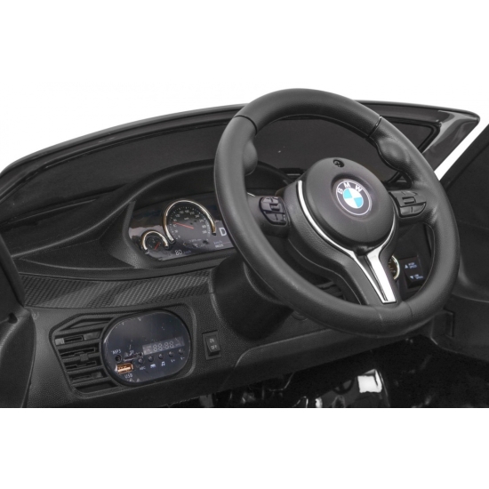 BMW X6M Elektryczne Autko dla dzieci Lakier Czarny + Pilot + EVA + Wolny Start + Audio + LED