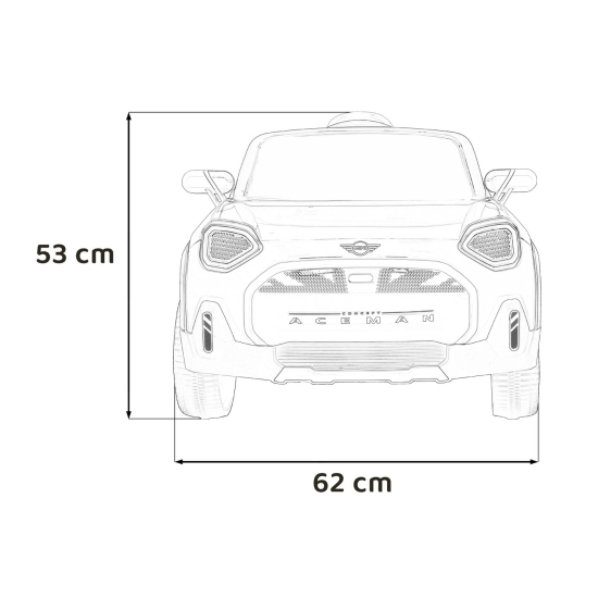 Pojazd Mini Concept Aceman Fioletowy