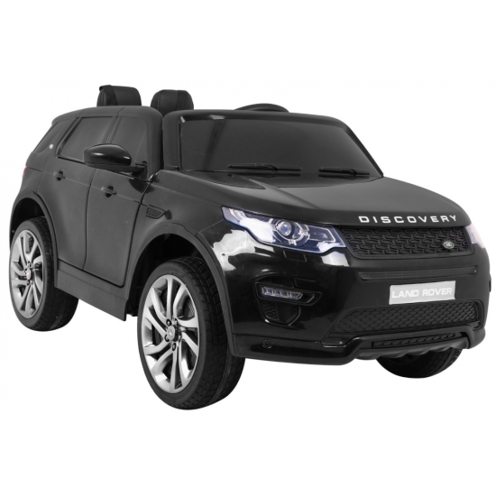 Land Rover Discovery dla dzieci Czarny + Pilot + 5-pkt pasy + Regulacja siedzenia + EVA + MP3 LED