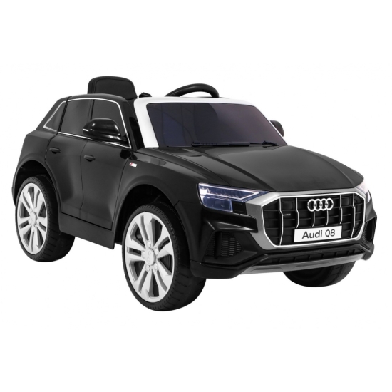 Audi Q8 Lift na akumulator dla dzieci Czarny + Pilot + EVA + Wolny Start + MP3 USB + LED