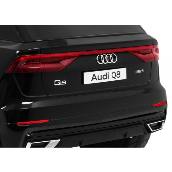 Audi Q8 Lift na akumulator dla dzieci Czarny + Pilot + EVA + Wolny Start + MP3 USB + LED