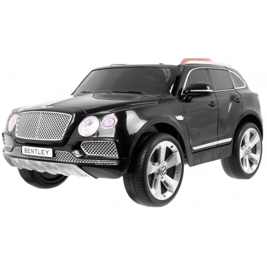 Auto na akumulator Bentley Bentayga dla dzieci Czarny + Koła EVA + Radio MP3 + Pilot