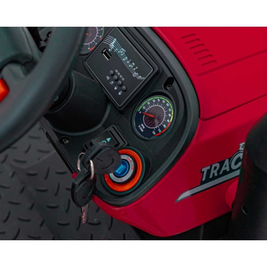 Pojazd Traktor GROW 1804 Czerwony