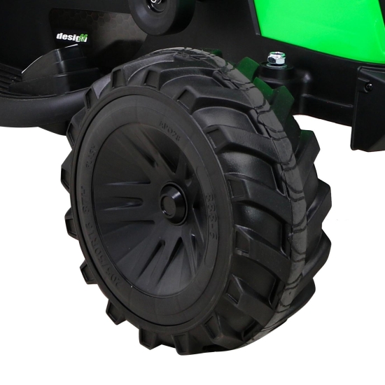 Pojazd Traktor Z Przyczepą 720-T Zielony