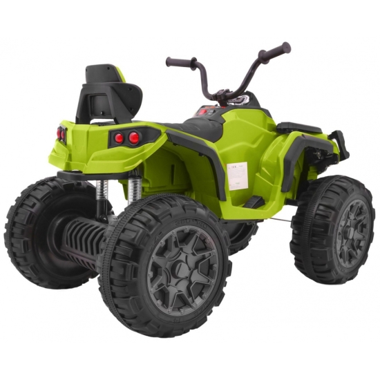 Quad ATV na akumulator dla dzieci Zielony + Koła EVA + Radio MP3 + LED + Wolny Start