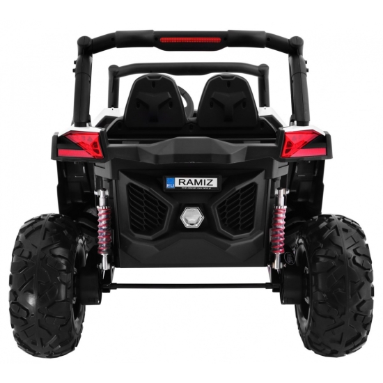 Buggy SuperStar dla dzieci Biały + Napęd 4x4 + Pilot + Bagażnik + MP3 LED + Blokada drzwi