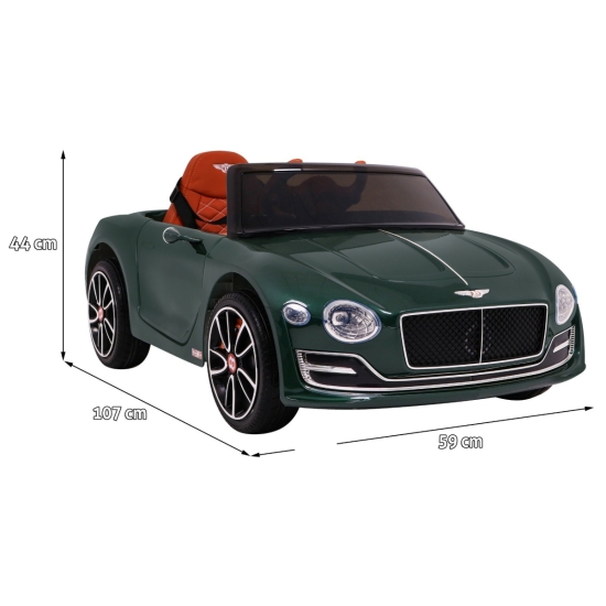 Auto na akumulator Bentley EXP 12 dla dzieci Zielony + Pilot + Otwierane drzwi + Elegancki wygląd