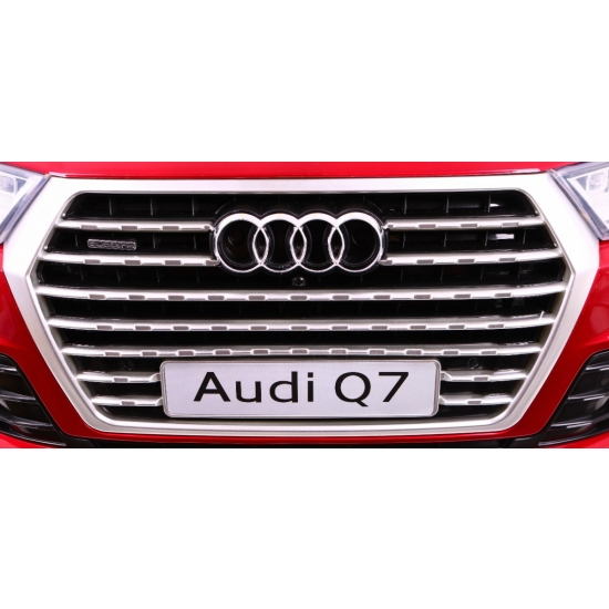 Audi Q7 Quattro S-Line na akumulator Lakier Czerwony + Pilot + Wolny Start + EVA + Radio MP3