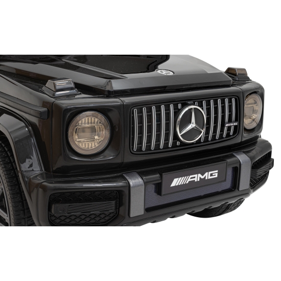 Mercedes AMG G63 dla dzieci Czarny + Pilot + MP3 LED + Wolny Start + EVA + Pasy