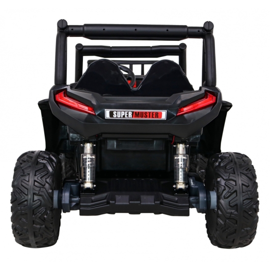 Buggy UTV Terenówka dla dzieci Czerwony + Pilot + Bagażnik + Wolny Start + EVA + MP3 LED