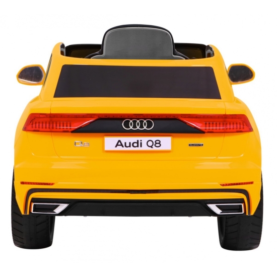 Audi Q8 Lift na akumulator dla dzieci Żółty + Pilot + EVA + Wolny Start + MP3 USB + LED